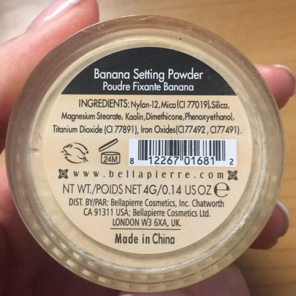 Banana setting powder